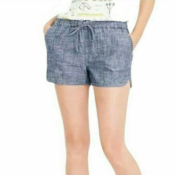 J. Crew chambray pull on short XS - Picture 2 of 10